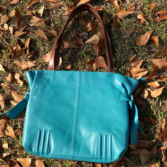 NINO BOSSI leather handbag. - Picture 2 of 6